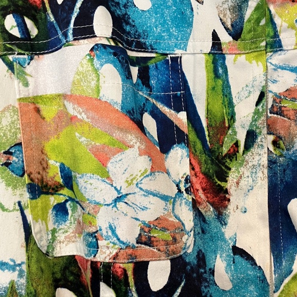 Colorful Abstract Women's Jacket - Picture 3 of 7